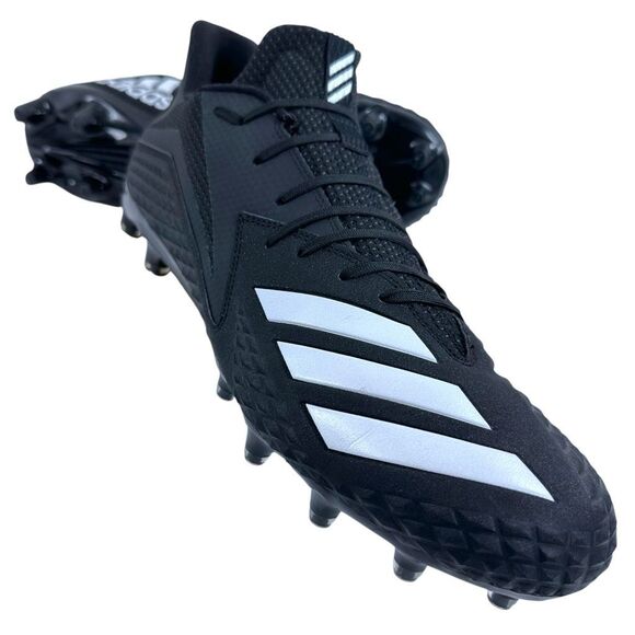 Adidas Freak x Carbon Low Football Cleats Black/Chrome Men's Sz 14 - Picture 1 of 9